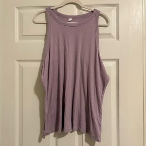 Lavender Sleeveless Women's Active Top